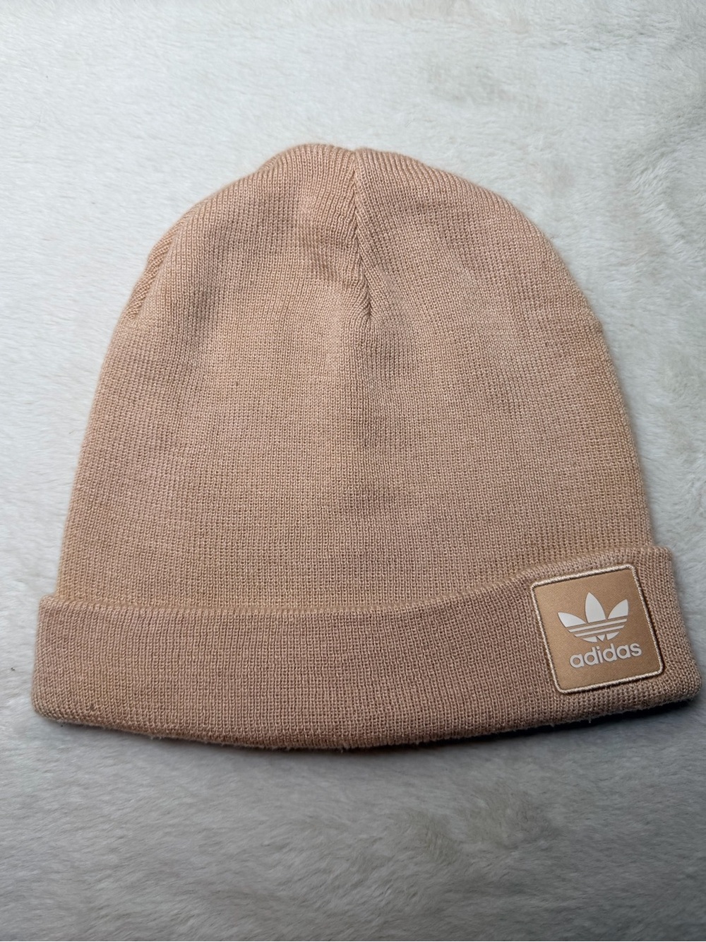 adidas logo Men’s Beanie Hat - Tan